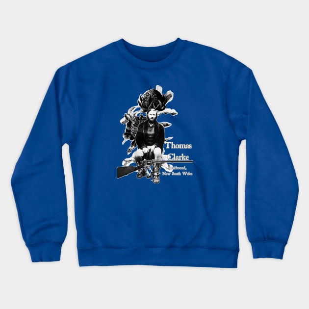 Thomas Clarke (Waratah) Crewneck Sweatshirt by Australian_Bushranging